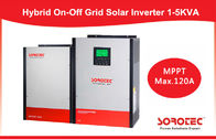 On / off Grid Hybrid Solar Inverter , 2kva MPPT most efficient power inverter 24v