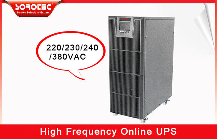 220V / 230V 40HZ - 70HZ High Frequency Online UPS for Bank Station