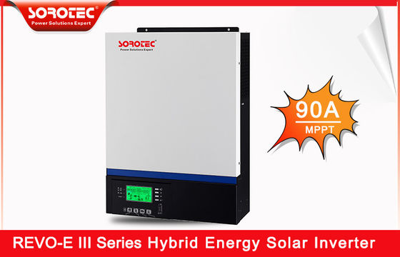 3-5.5KW REVO E PLUS Rentang Input PV Lebar 120-450 VDC On / Off Grid Solar Hybrid Power Inverter